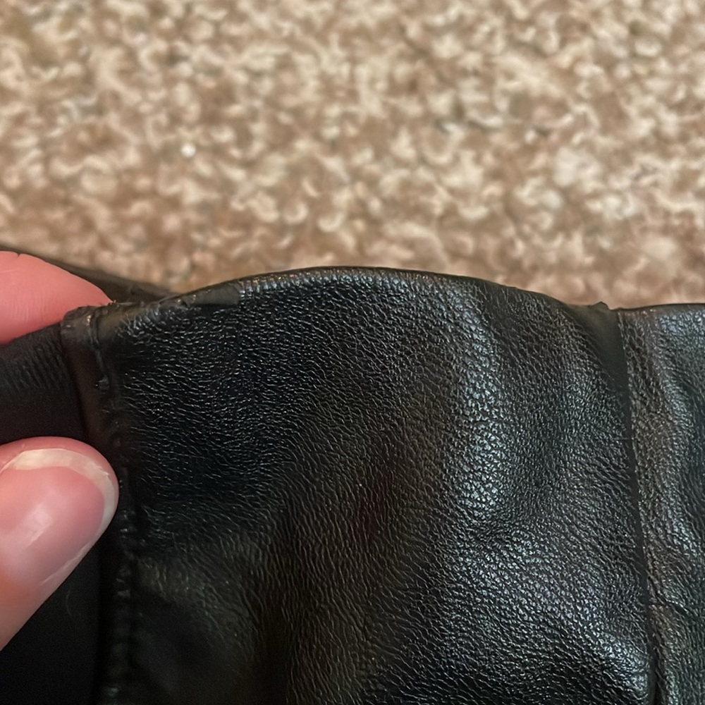 Guess Faux Leather Front Legging Pants - Picture 6 of 8